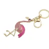 Kristallen Flamingo - sleutelhangerSleutelhangers