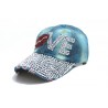 Xthree goedkope baseball cap goede kwaliteit strass cap liefde brief snapback hoeden voor mannen enHoeden & Petten
