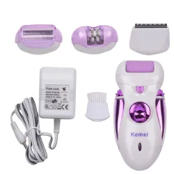 4 in 1 Oplaadbare elektrische epilator - scheerapparaat - trimmerScheren