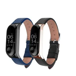 Leather band for Xiaomi Mi Band 3 - 4 watchSmart-Wear