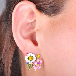 Small chrysanthemum stud earringsEarrings