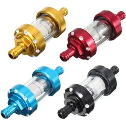 Universal 1/4 '' 6mm - motorfiets glas brandstoffilterMotorfiets onderdelen
