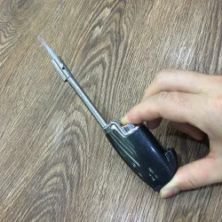 Windproof cigarette lighter with flexible pipeAanstekers