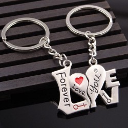 Forever Love You - keychain 2pcsSleutelhangers