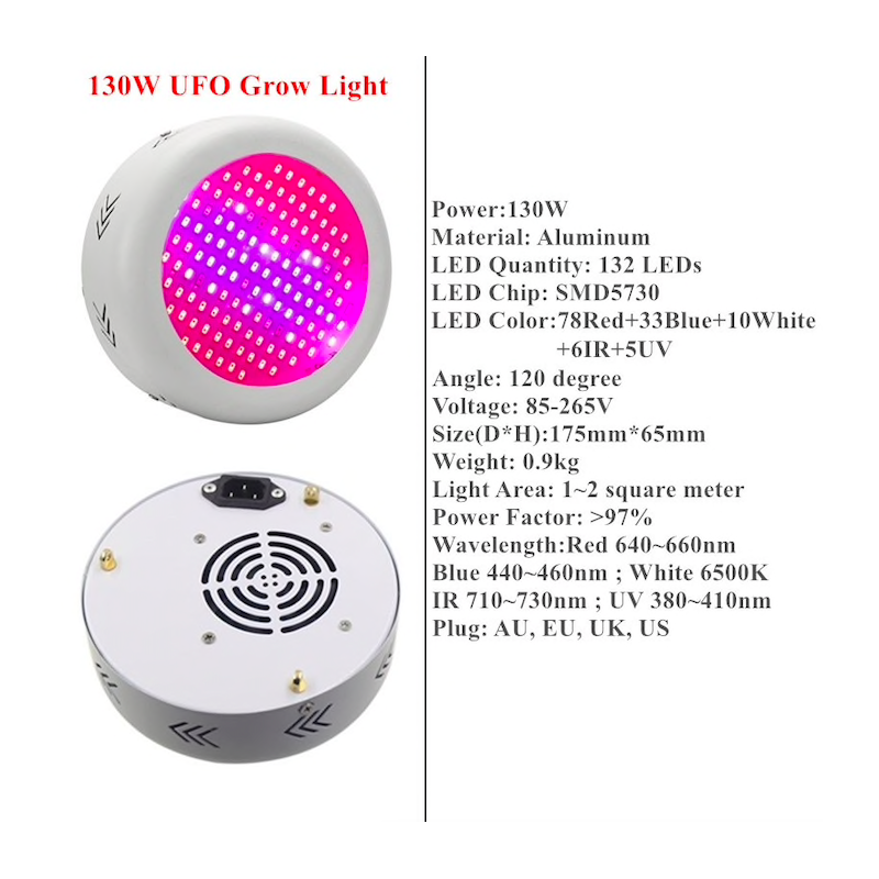 130W - 150W - 216W - 300W LED grow light lamp AC85~265V - full spectrumGrow Lights