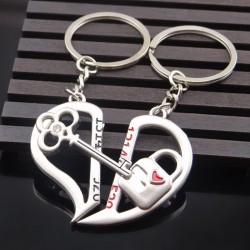 Heart & key - keychain 2 pcsKeyrings