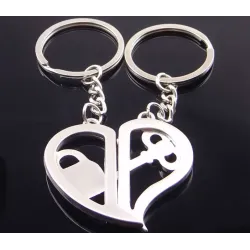 Heart & key - keychain 2 pcsSleutelhangers