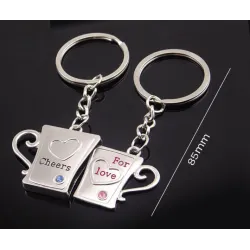 Cheers For Love - keychain 2 pcsSleutelhangers