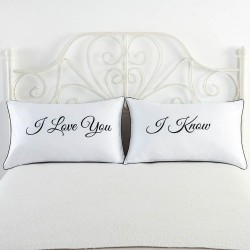 Mr & Mrs pillow case for couples 48 * 74cm 2 pcsKussenslopen