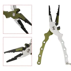 Fishing Plier With Bag Multi-functional Light Lure Accessories Remover Tool KitGereedschap