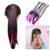 Elastic hair band with braided artificial hairWigs