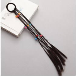 Handgemaakte pruik voor kinderen - elastische haarband met kralenPruiken