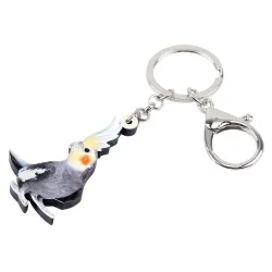Acrylic parrot - keychainSleutelhangers