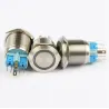 22mm metal waterproof stainless steel button - switch momentary - flat round lampSwitches