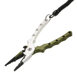 Fishing Plier With Bag Multi functional Light Lure Accessories Grip Pincer Nipper Wire line CutterGereedschap