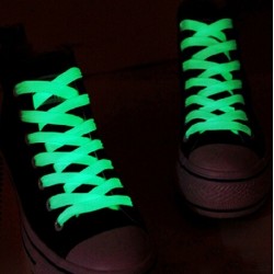 2 PcS luminous glowing casual green led shoelace - 1 meterSchoenen