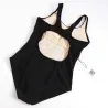 Riseado Nieuwe Hollow Out Badmode Vrouwen 2019 Een Stuk Badpak Effen Racer Back Badpak Badpakken vooBadkleding