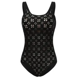 Riseado Nieuwe Hollow Out Badmode Vrouwen 2019 Een Stuk Badpak Effen Racer Back Badpak Badpakken vooBadkleding