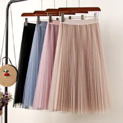 2019 womens midi pleated skirtJurken