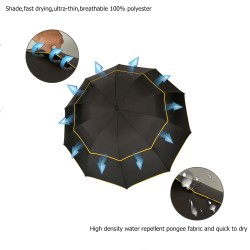 130 cm Grote Top Kwaliteit Paraplu Mannen Regen Vrouw Winddicht Grote Paraguas Mannelijke Vrouwen ZoOutdoor & Kamperen