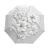 Fully automatic umbrella with 3D floral print - UV protectionOutdoor & Kamperen
