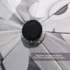 Fully automatic umbrella with 3D floral print - UV protectionOutdoor & Kamperen