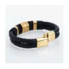 Multilayer leather bracelet with magnetic buckleBracelets