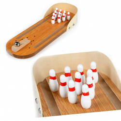 Mini wooden mini bowling game setBaby & Kids