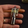 Retro mini metal lighter with keychain - refillableLighters