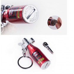 Retro mini metal lighter with keychain - refillableLighters