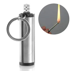Metalen vuurstenen luciferaansteker - camping - nood vuuraansteker - 1500 keerSurvival gereedschap