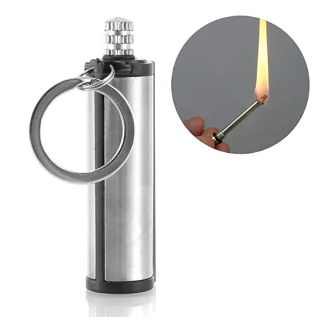 Metalen vuurstenen luciferaansteker - camping - nood vuuraansteker - 1500 keerSurvival gereedschap