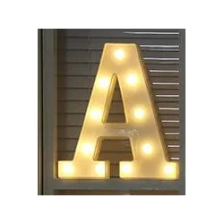 Lichtgevende letters en cijfers - LED-nachtlampje - alfabetWandlampen