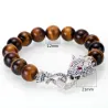 Crystal dragon - bracelet with beads stoneArmbanden