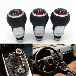 12mm 5/6 speed - gear shift knob for Audi A4 B6 B7 B8 A6 S4 8K A5 8T Q5 8R S Line Ibiza 6J Seat Leon Mk1 Passat GolfGear shif...