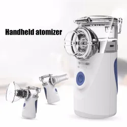 Portable ultrasonic nebulizer - mini handheld inhaler - air humidifier - atomizer - setLuchtbevochtigers