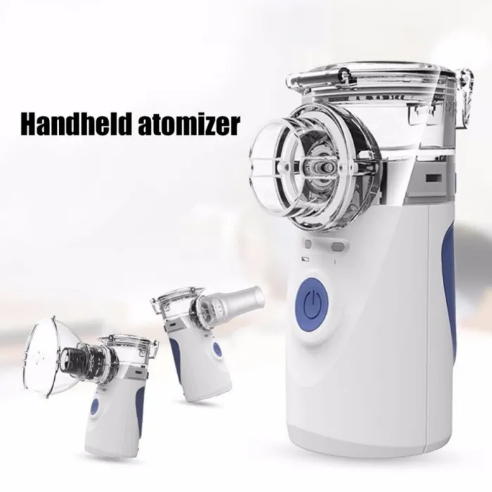 Portable ultrasonic nebulizer - mini handheld inhaler - air humidifier - atomizer - setLuchtbevochtigers