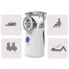 Portable ultrasonic nebulizer - mini handheld inhaler - air humidifier - atomizer - setLuchtbevochtigers
