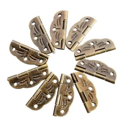 Antique door butt hinges 10 piecesMeubels