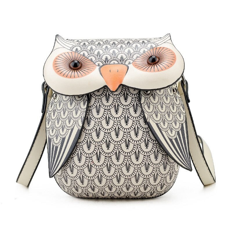 Fashion owl design - shoulder & crossbody mini bagHandtassen