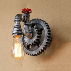 Vintage iron pipe - wall lampWandlampen