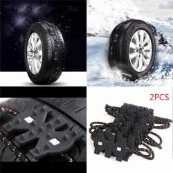 Winter anti-skid universal wheel tire emergency chain 2 piecesWiel onderdelen