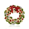 Kerst maretak krans - brocheBroches