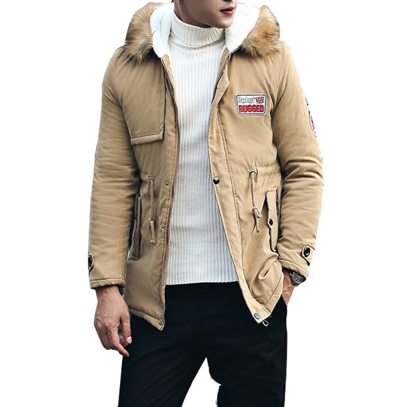 Winter hooded jacket - warm - slim Winter hooded jacket - warm - slim