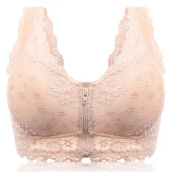 Push up bra with front zipper - seamlessLingerie
