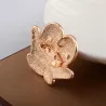Kersthandschoenen - kristallen brocheBroches