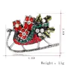 Christmas crystal broochesBroches