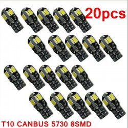 T10 12V Canbus LED auto-interieur lamp - 20 stuksT10