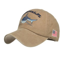 Vintage original Shark - embroidery cotton baseball cap - unisexHats & Caps
