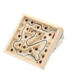 Maze game with ball - wooden educational toyEducational